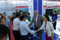 Chào mừng Bộ trưởng Bộ Nông nghiệp và Phát triển Nông thôn Lê Minh Hoan tham gian hàng triển lãm tại Vietshrimp 2024 của PTGVietnam - Blue Aqua.